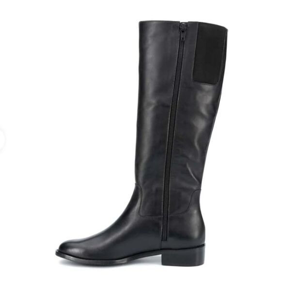 Walking Cradles Meadow Black Riding Style Leather Boots Size 6 M - Picture 3 of 5